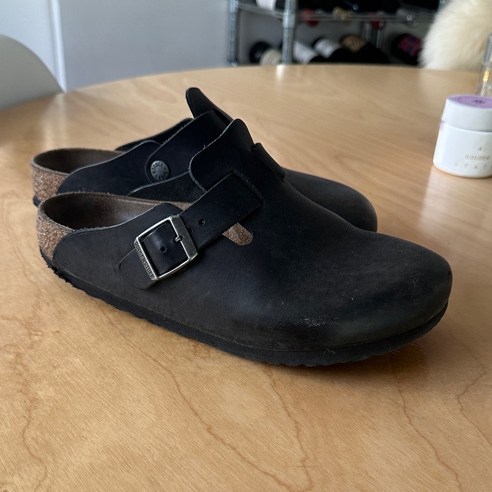 Birkenstock Boston black  (us womans 7)